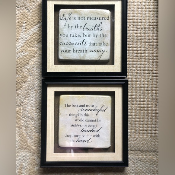 Wall Decor Inspirational Quotes Wall Hangings Poshmark